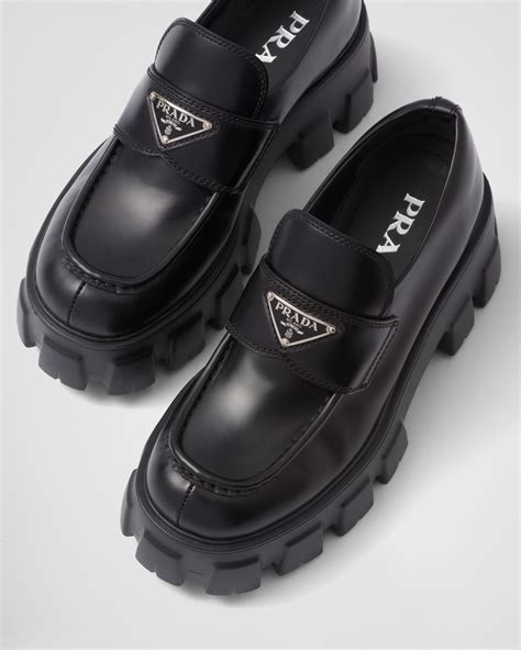 prada loafers women|prada monolith loafers women's.